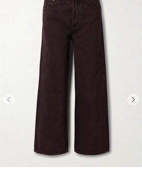 Agolde Straight-Leg Jeans in Dark Brown